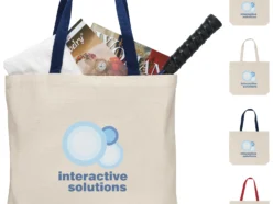 Custom-branded Shoulder Tote for promotional giveaways