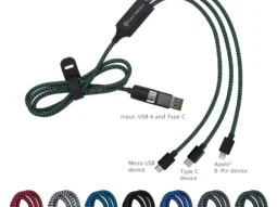 Custom-branded All-Over Charging Cable 2A for promotional giveaways