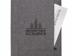 Custom-branded Pierce Padfolio for promotional giveaways