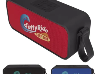 Custom-branded Waterproof Bluetooth® Speaker for promotional giveaways