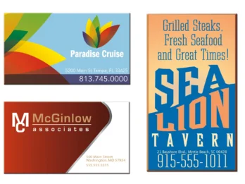 Custom-branded Business Card Magnet for promotional giveaways