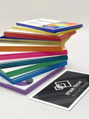 Painted Edge Business Cards