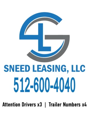 Sneed Leasing Trailer Decal Kit (3M)