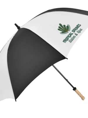 Sport Street Umbrella Black White Sport & Street Umbrella 60" (2 Imprints)