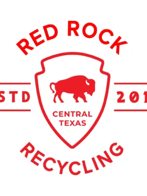 Red Rock Recycling Door Logo