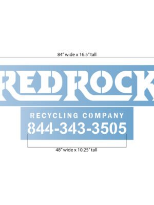 Red Rock Recycling Stencil Set