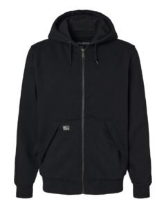 DRI DUCK Mission Full-Zip Hooded Jacket - 7348 - Black