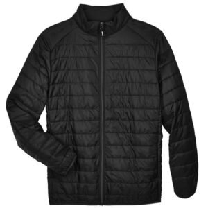 CORE365 Prevail Packable Puffer Jacket - CE700 - Black