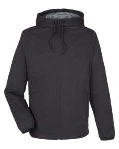 North End Men's Network Lightweight Jacket - NE75 - Black Heather