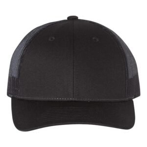 Richardson 115 Low Pro Trucker Cap - Black