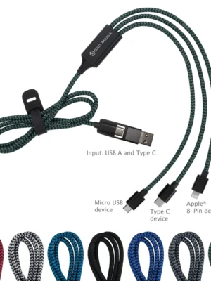 Custom-branded All-Over Charging Cable 2A for promotional giveaways