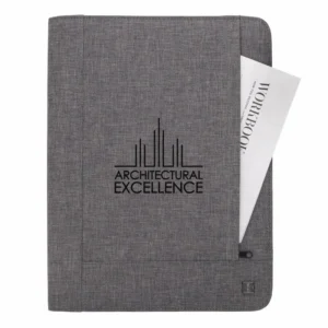 Custom-branded Pierce Padfolio for promotional giveaways
