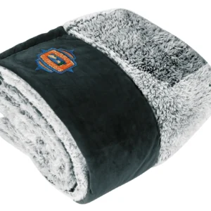 Custom-branded Super-Soft Plush Blanket for promotional giveaways