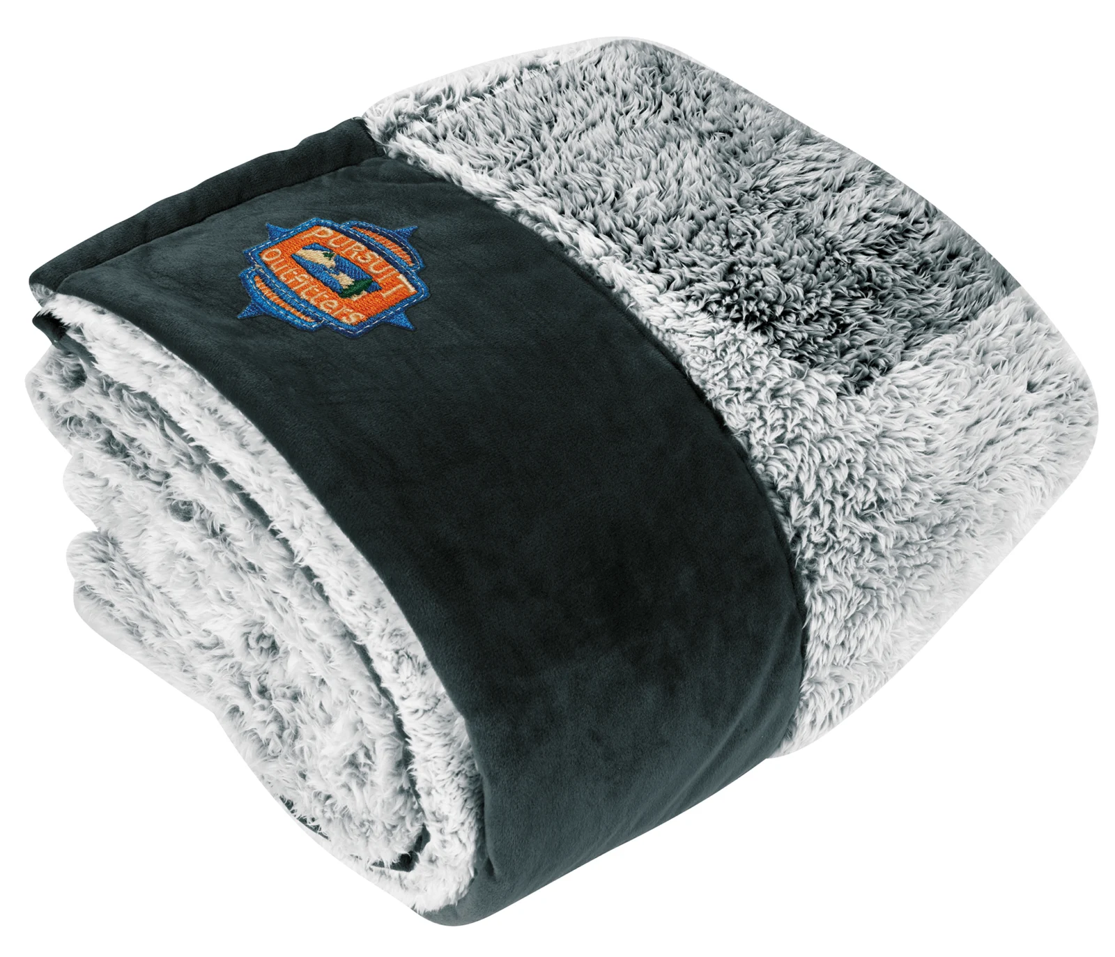 Custom-branded Super-Soft Plush Blanket for promotional giveaways
