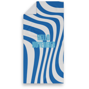 28 by 58 inch white polyester velour beach towel for full-color sublimation