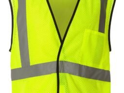 Kishigo Economy Single Pocket Mesh Safety Vest - 1193/1194 - Lime