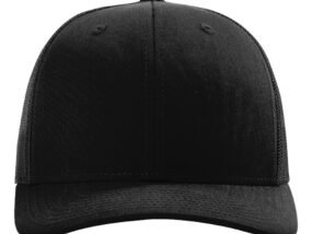 Richardson 112 Trucker Snapback Cap - Black