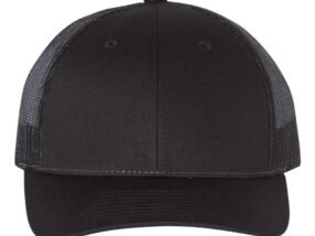 Richardson 115 Low Pro Trucker Cap - Black