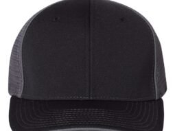 Richardson 172 Pulse Sportmesh R-Flex Cap - Black / Charcoal Split