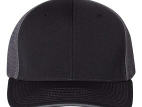 Richardson 172 Pulse Sportmesh R-Flex Cap - Black / Charcoal Split