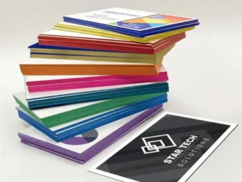 Painted Edge Business Cards Austin 360 Marketing