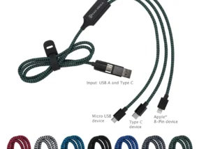 Custom-branded All-Over Charging Cable 2A for promotional giveaways