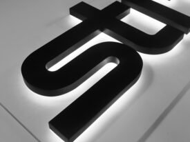 Austin 360 Marketing - backlit letters