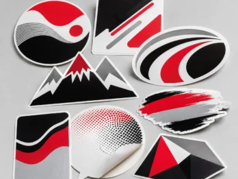 Custom Decals & Stickers Assortment of custom printed vinyl decals and contour-cut stickers