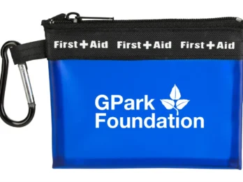 Custom-branded Frosty Clipper First Aid Kit – 5 Piece for promotional giveaways