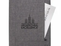 Custom-branded Pierce Padfolio for promotional giveaways