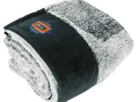 Custom-branded Super-Soft Plush Blanket for promotional giveaways
