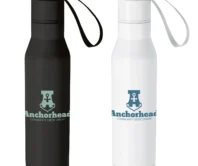 Custom-branded Vacuum Insulated Bottle with Carry Loop – 18 oz. for promotional giveaways