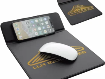 Wireless Charging Mouse Pad Custom-branded Wireless Charging Mouse Pad for promotional giveaways